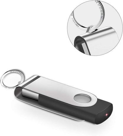 8GB Flash Drive,  USB 8 GB Flash Drive 10 Pack, 8 Gig Thumb Drive with Lanyards Metal Swivel 8GB USB Memory Stick Pen Drive with LED Indicator(10 Black)